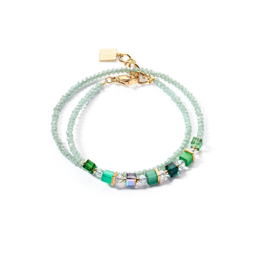 Coeur de Lion Joyful Colours Green Wrap Bracelet