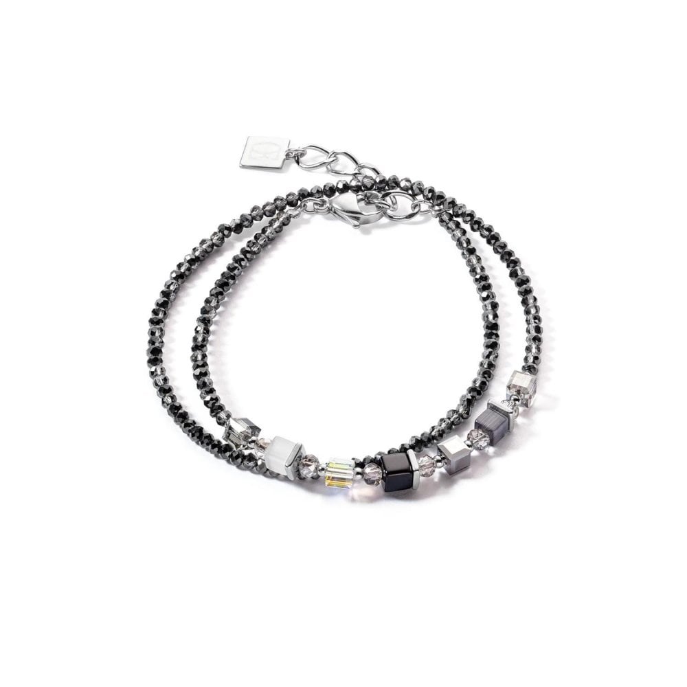 Coeur de Lion Joyful Colours Grey Wrap Bracelet