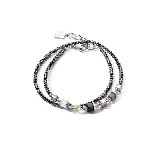 Coeur de Lion Joyful Colours Grey Wrap Bracelet