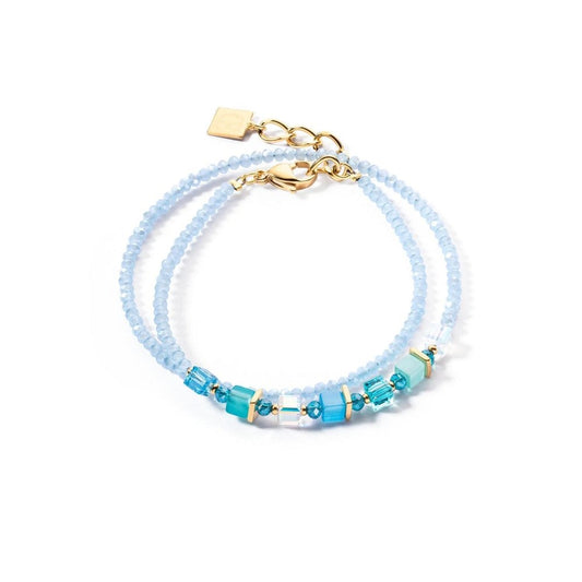 Coeur de Lion Joyful Colours Turq Wrap Bracelet