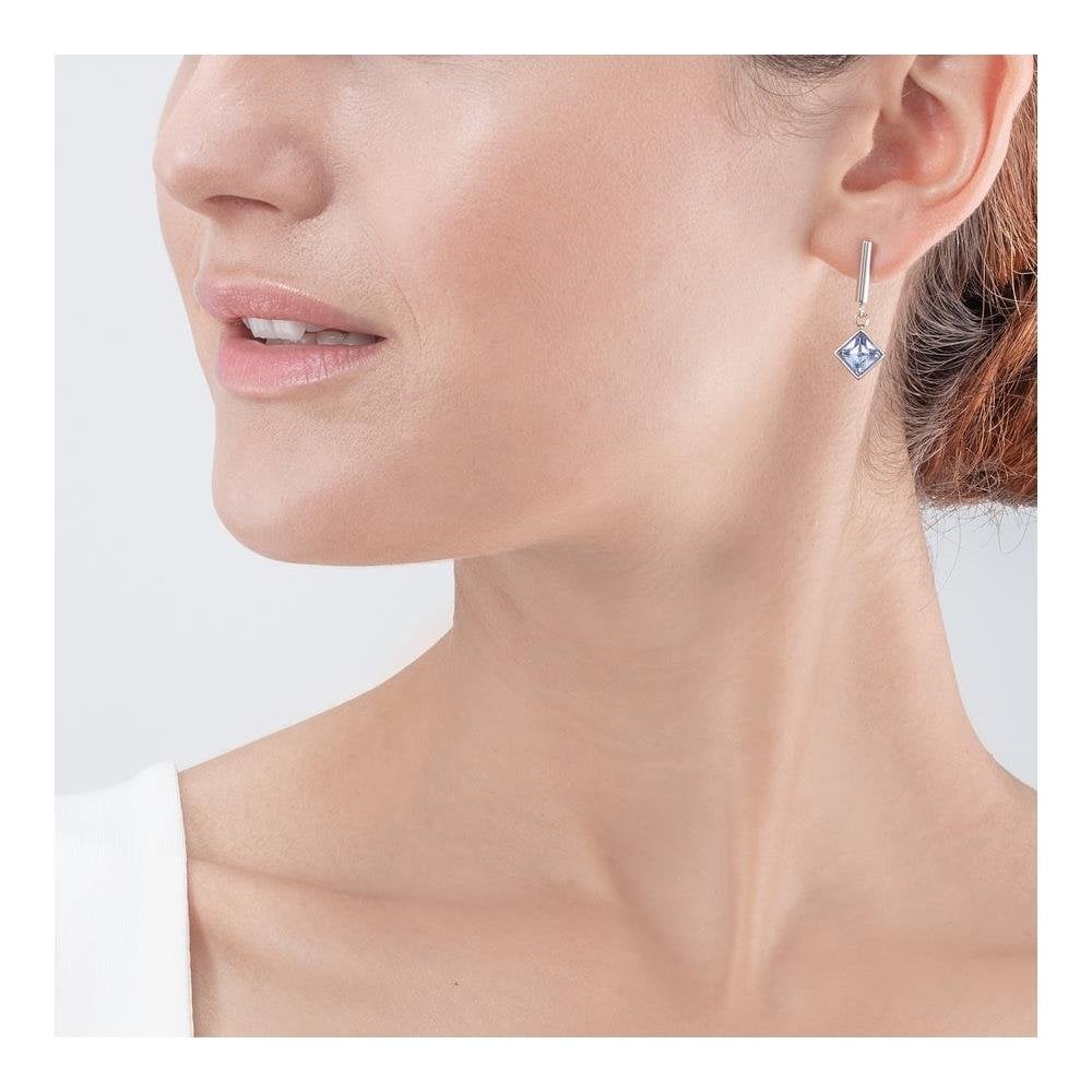 Coeur De Lion Light Blue-Silver Earrings