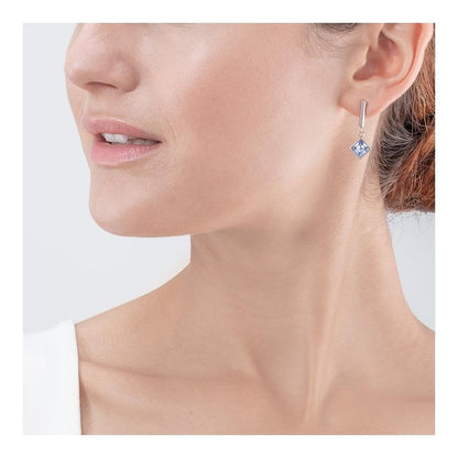 Coeur De Lion Light Blue-Silver Earrings