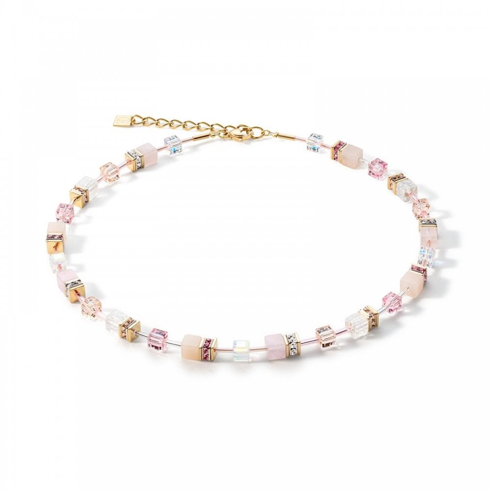 Coeur De Lion Light Rose Precioius Stone Necklace