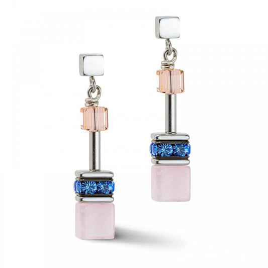 Coeur De Lion Lilac-Blue Earrings