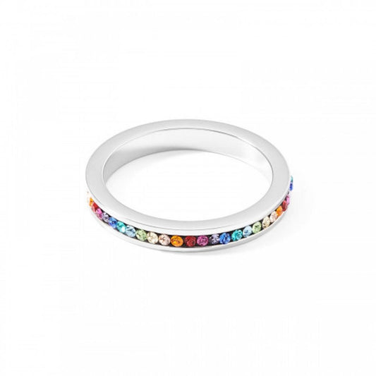 Coeur De Lion Multicolour Pastel Rose Ring