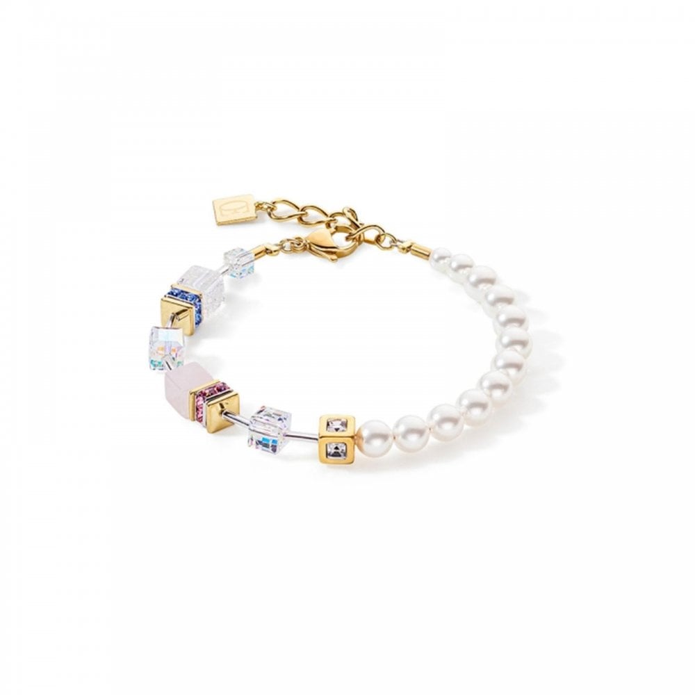 Coeur De Lion Multicolour Pink and Pearl Bracelet
