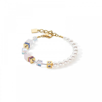 Coeur De Lion Multicolour Pink and Pearl Bracelet