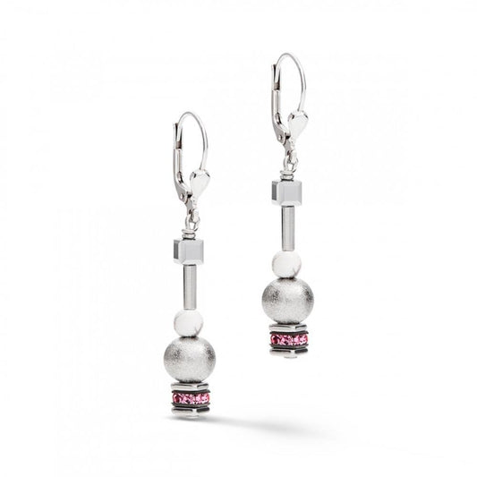 Coeur De Lion Rose Earrings