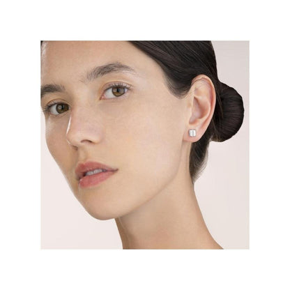 Coeur De Lion Square CZ Stud Earrings