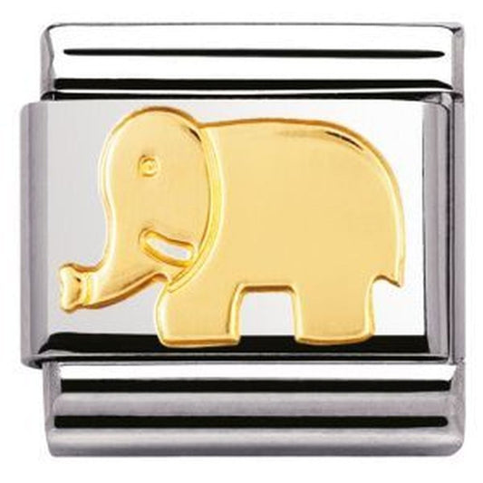Composable 18ct Gold Elephant Charm