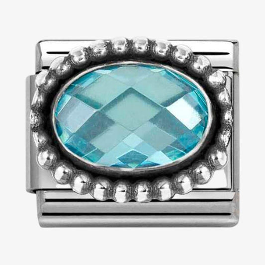 Composable Blue Faceted Charm