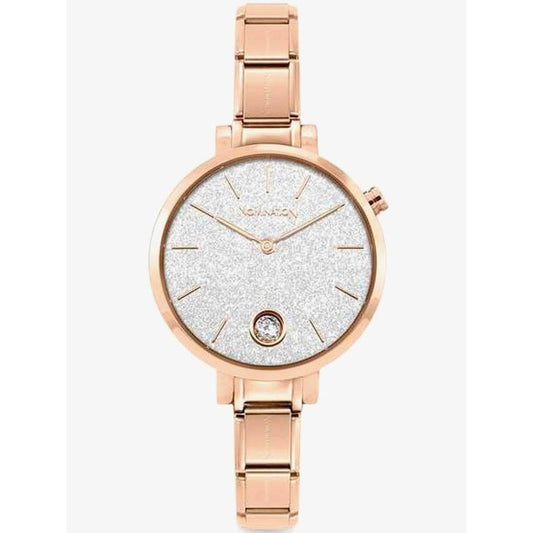 Composable CLASSIC Paris Glitter Rose Gold Tone Watch