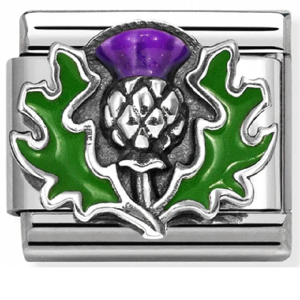 Composable Classic Silver Thistle Charm