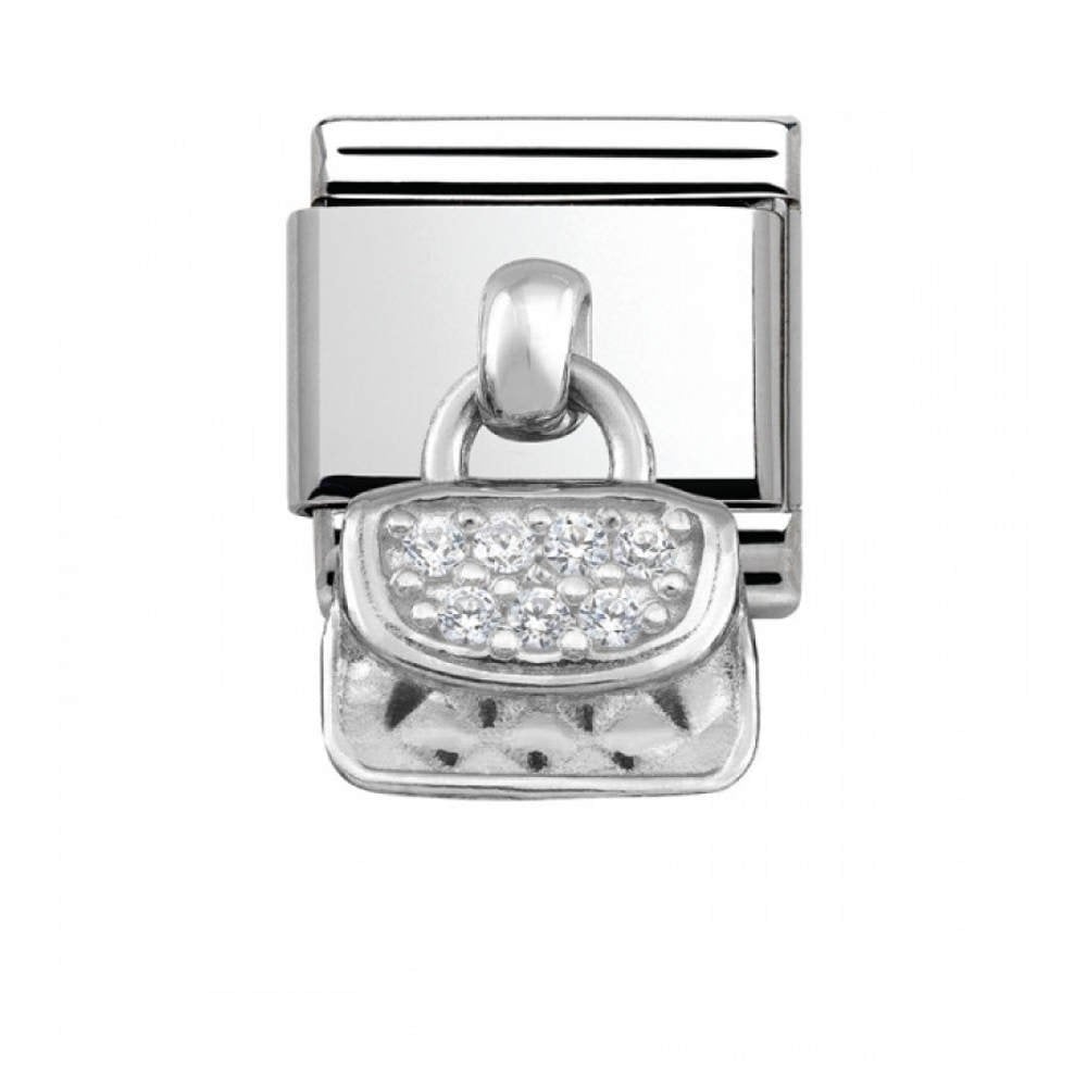 Composable CZ Dangle Handbag Charm