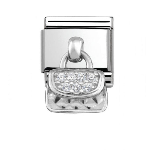 Composable CZ Dangle Handbag Charm