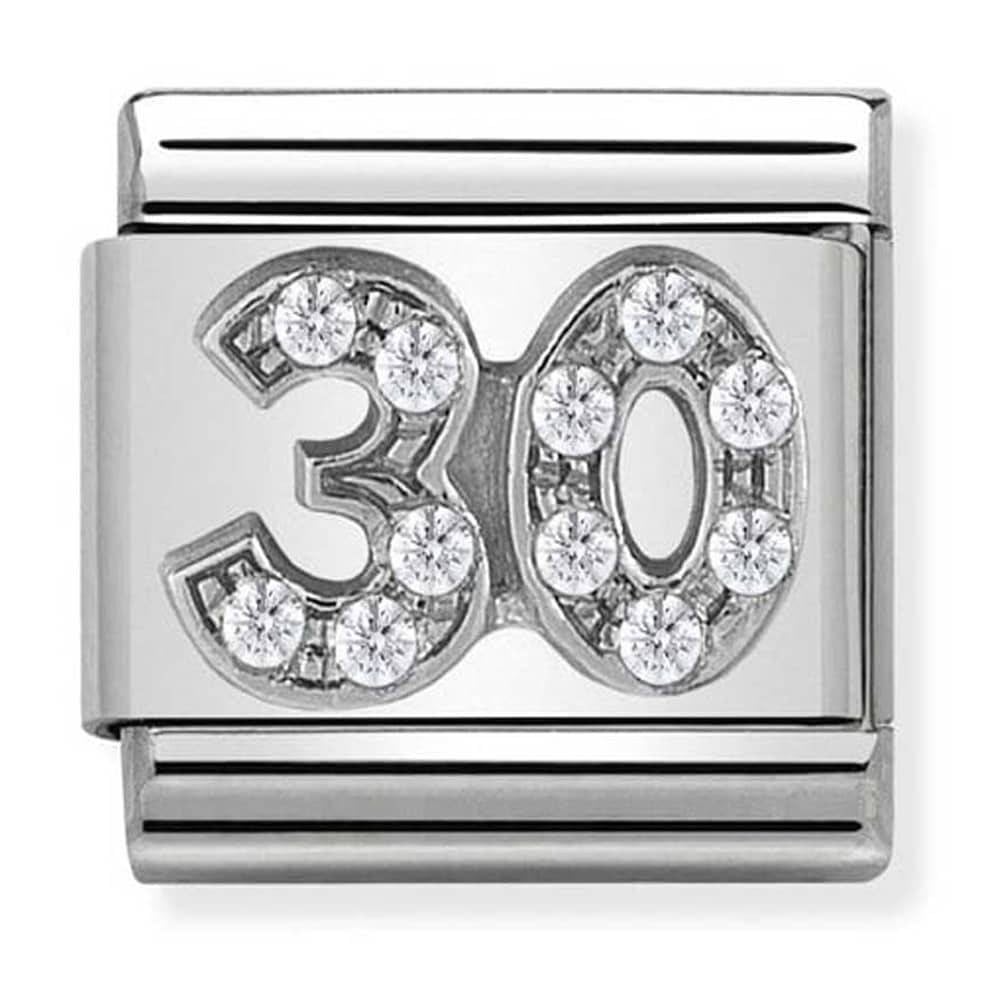 Composable CZ Silver Charm
