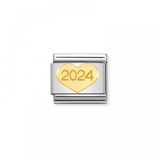 Composable Gold Heart 2024 Charm