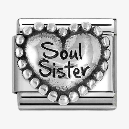 Composable Heart with dots Soul Sister Charm