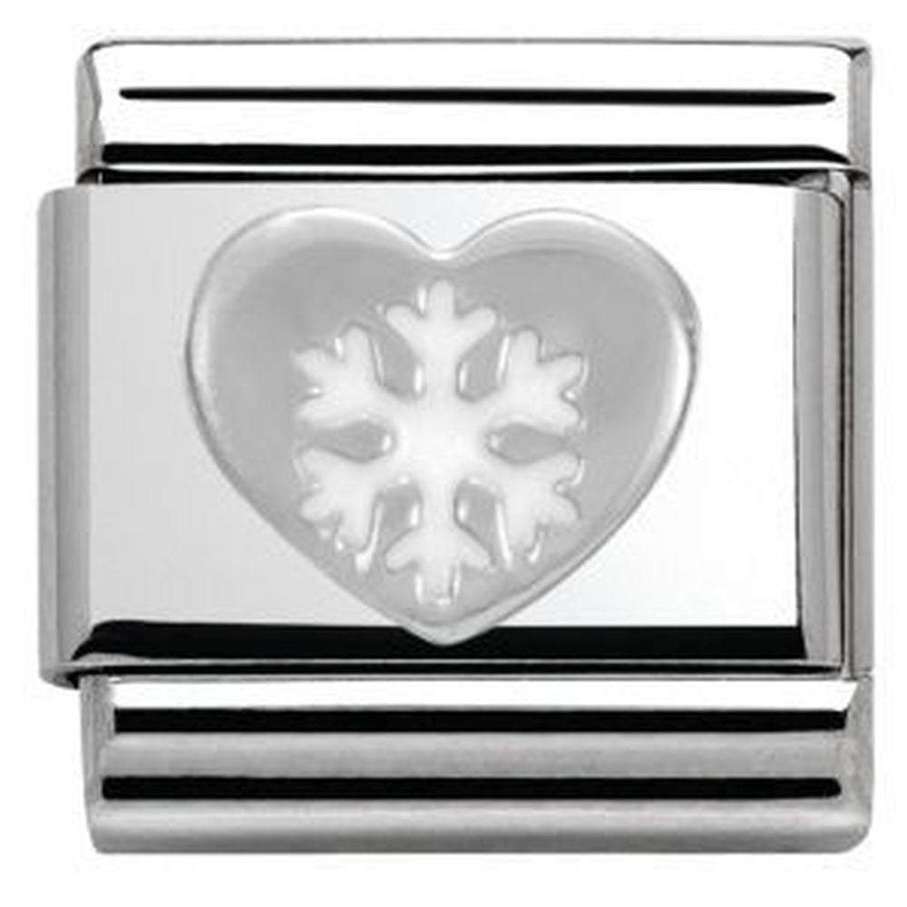 Composable Heart with Snowflake Charm