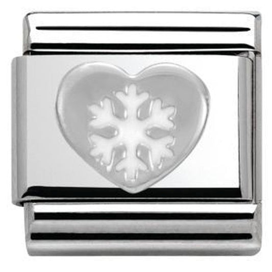 Composable Heart with Snowflake Charm