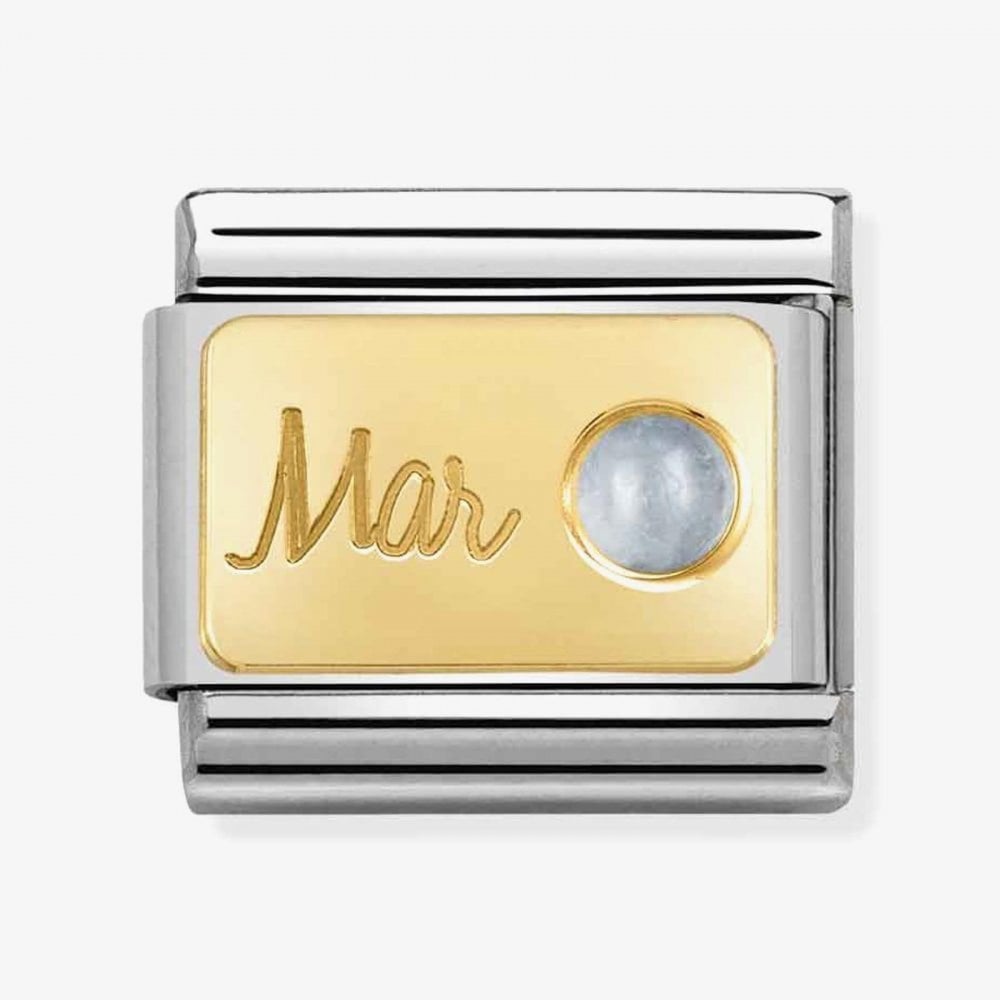 Composable March Aquamarine Charm