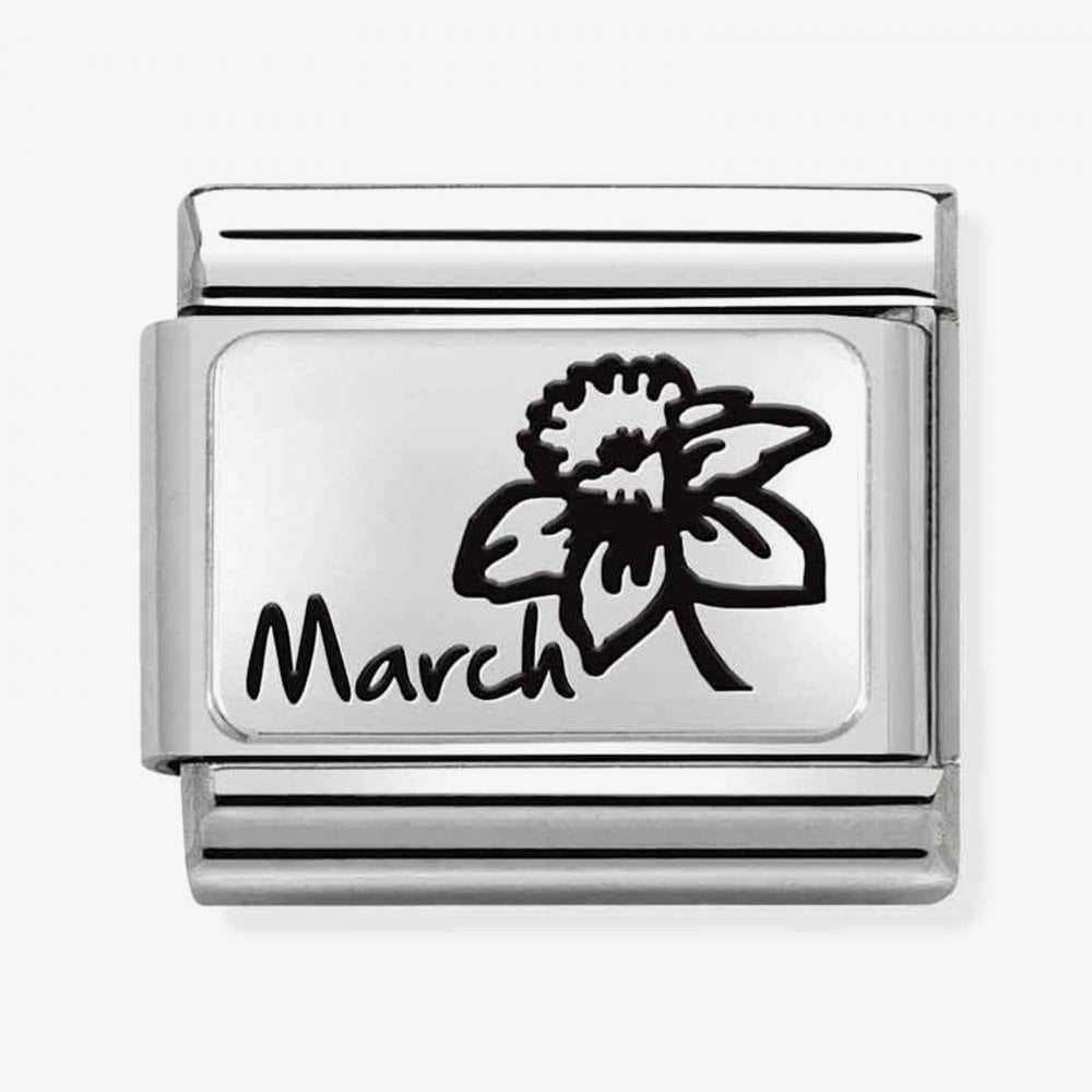 Composable March Flower Charm