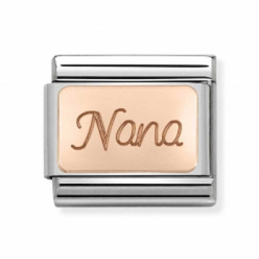 Composable Rose  Gold Nana Charm