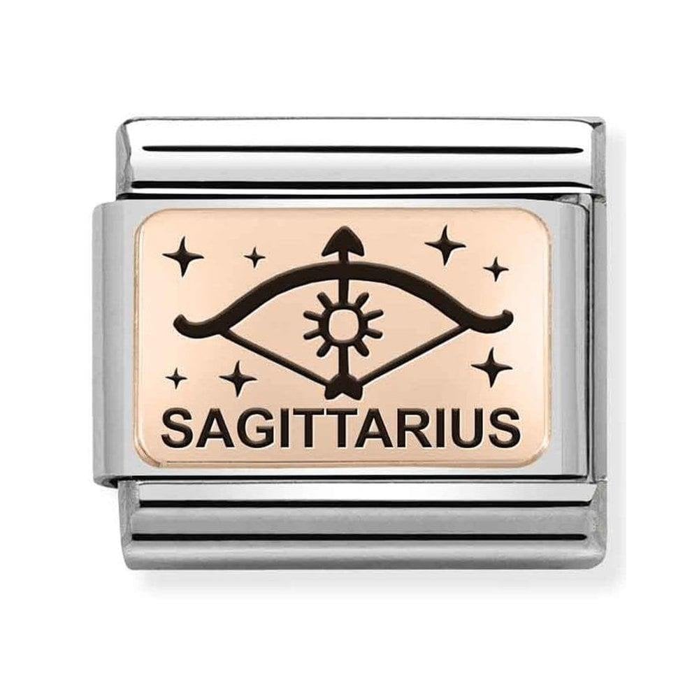 Composable Rose Gold Sagittarius Zodiac Charm