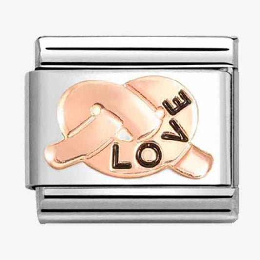 Composable Rose Love Knot Charm