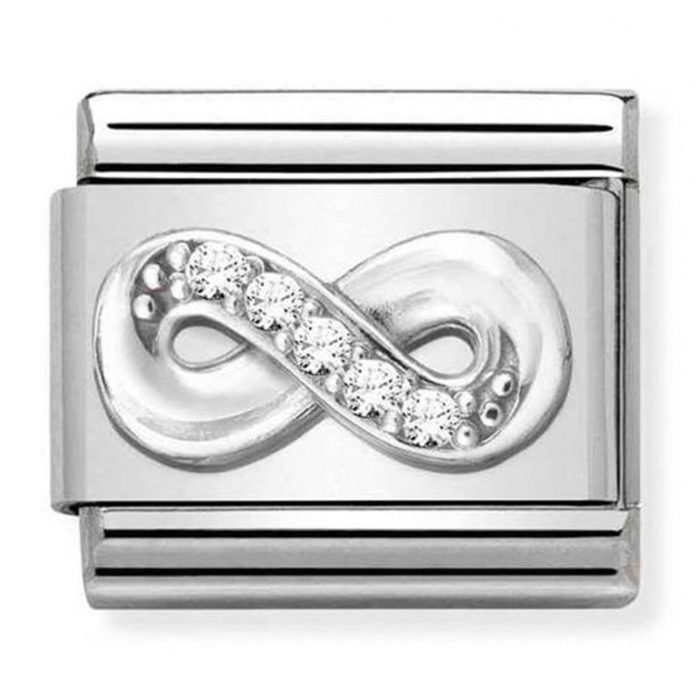 Composable Silver Shine CZ Infinity Charm