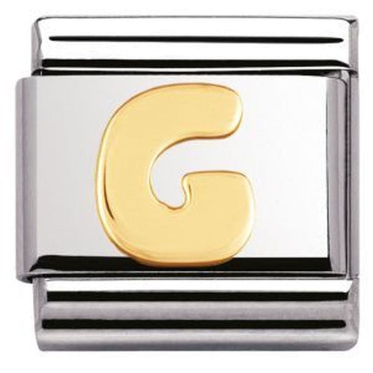 Composable Steel with Gold G Charm