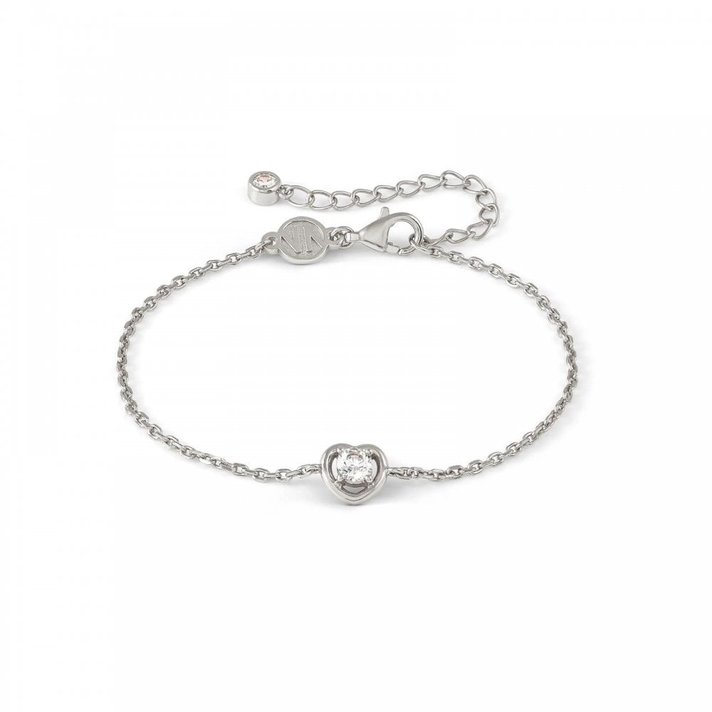 Cosmic Love Silver Heart Bracelet