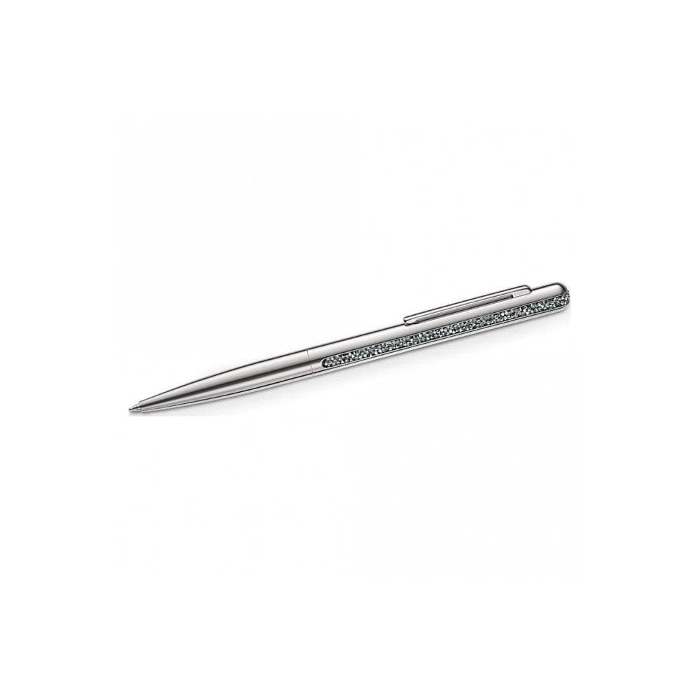 Crystal Shimmer Silver Ballpoint Pen