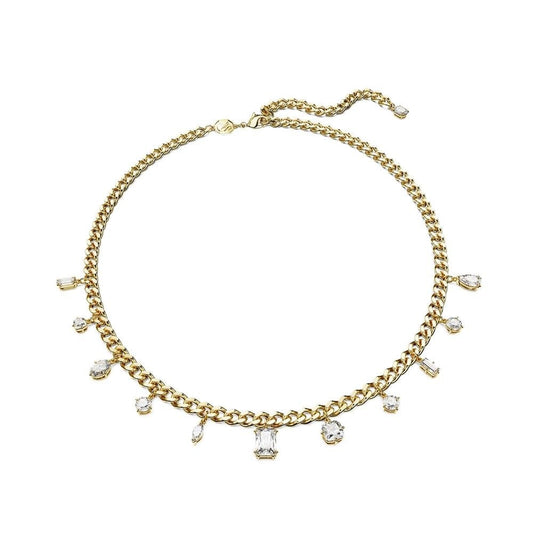 Dextera Mixed Cuts Gold Tone Necklace