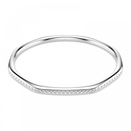 Dextera Octagonal Crystal Hinged Bangle