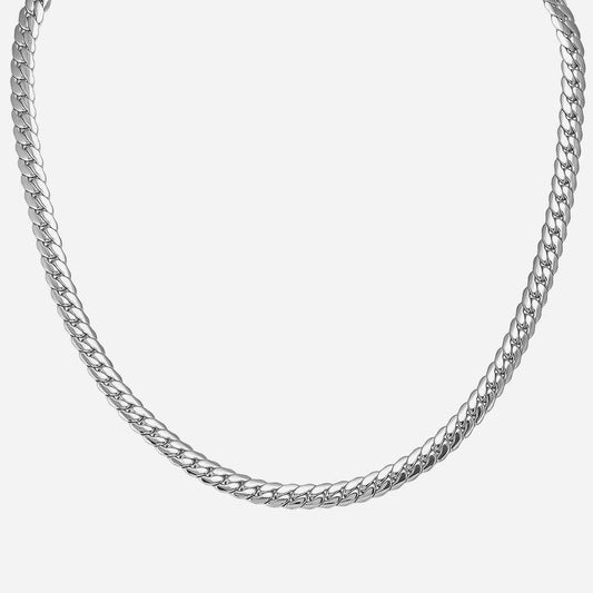Ecclettica Silver 44cm Curb Chain