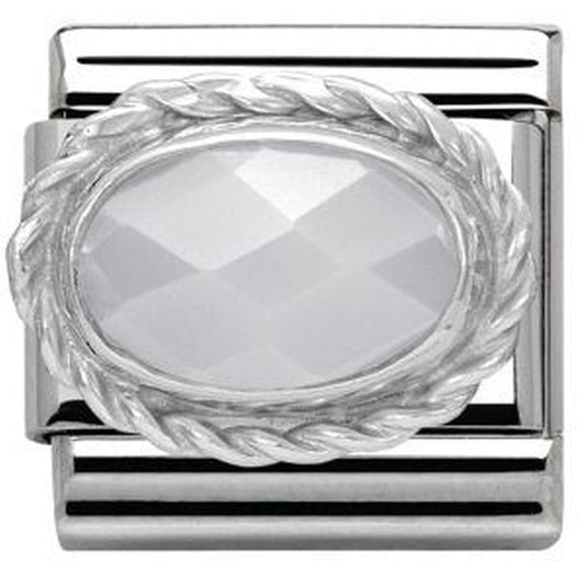 Faceted White Jade