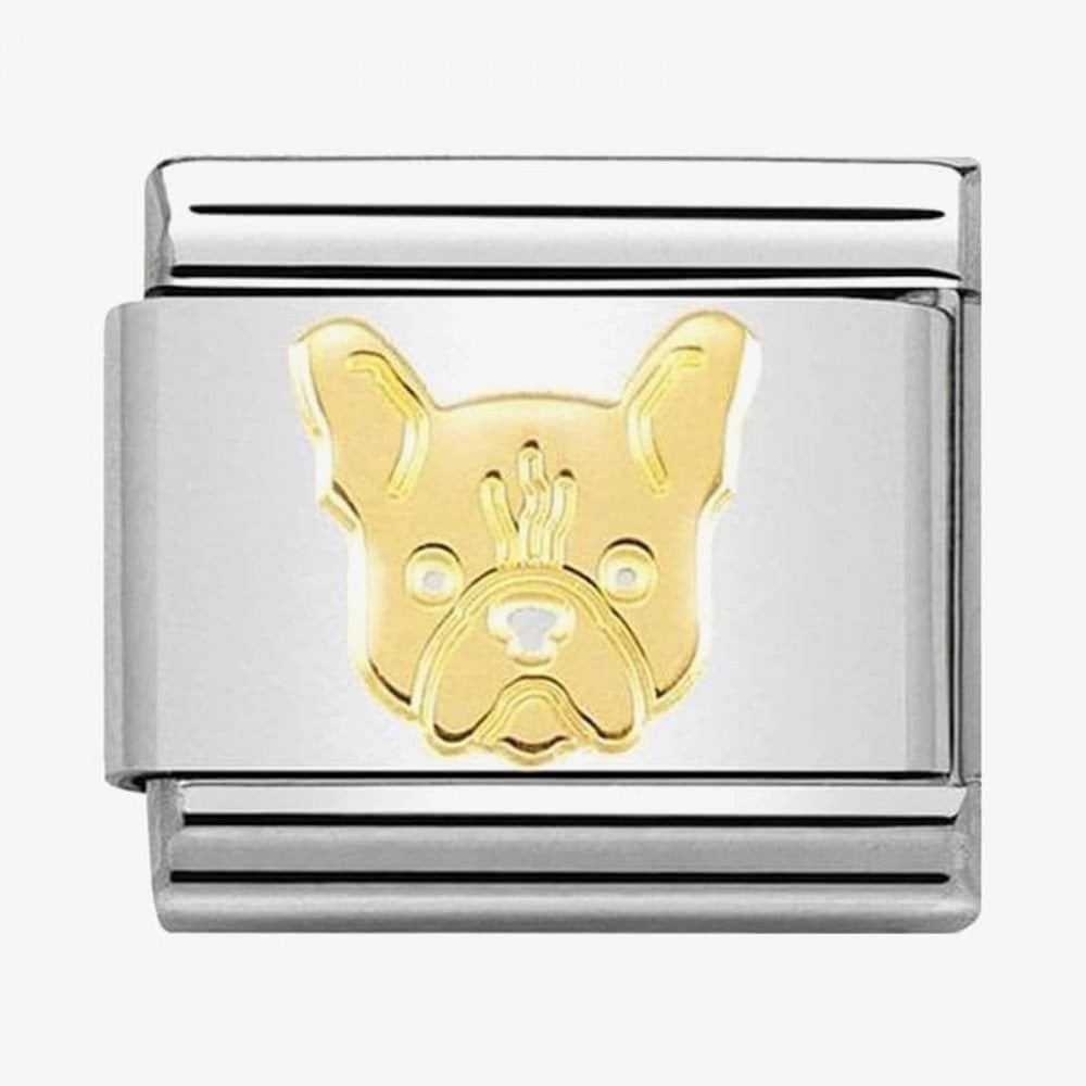 French Bulldog symbol in 18ct gold.