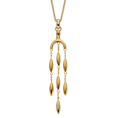 Gecko Elements 9ct Gold Cascade Pendant