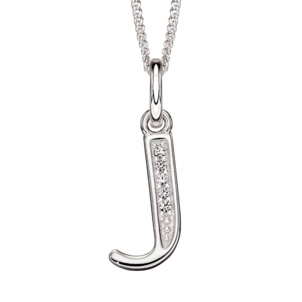 Gecko Inital Pendant - J