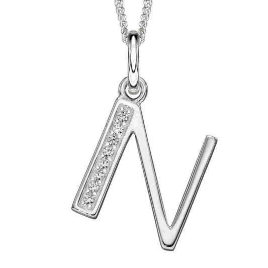 Gecko Inital Pendant - N