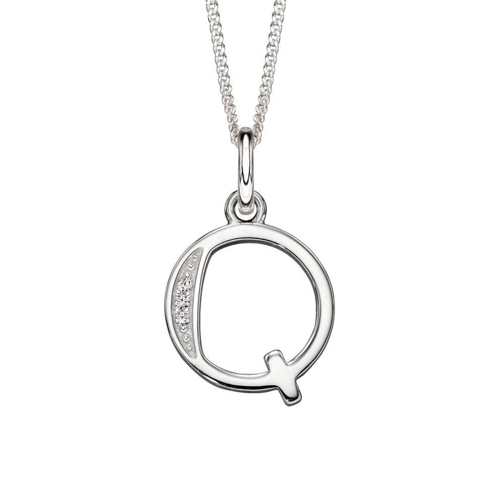 Gecko Inital Pendant - Q