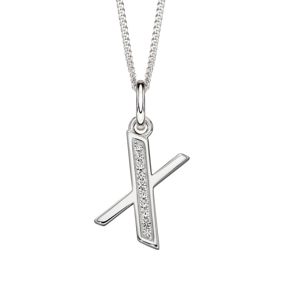 Gecko Inital Pendant - X