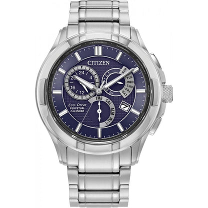 Gents Classic 8700 Stainless Steel Eco-Drive Watch