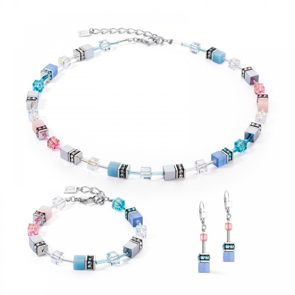 GeoCUBE® Iconic bracelet blue-pink