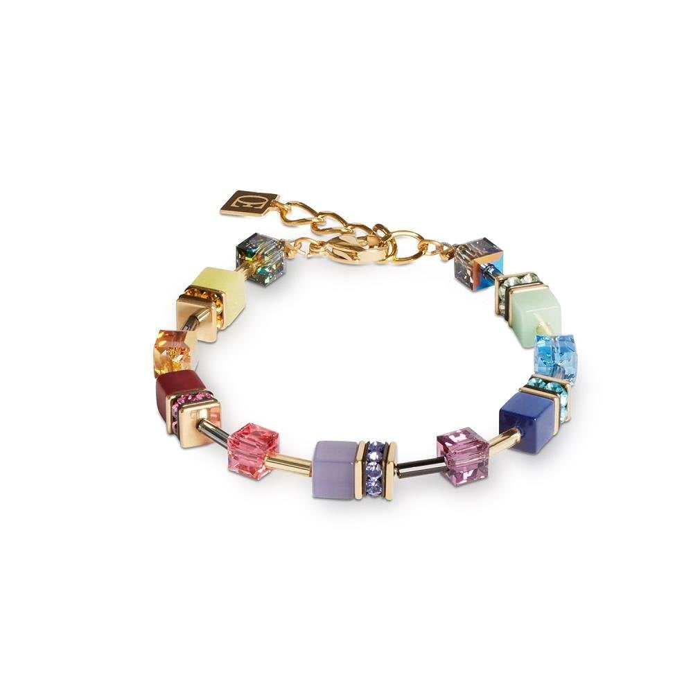 GeoCUBE® Iconic Bracelet Festive Gold-Multicolour