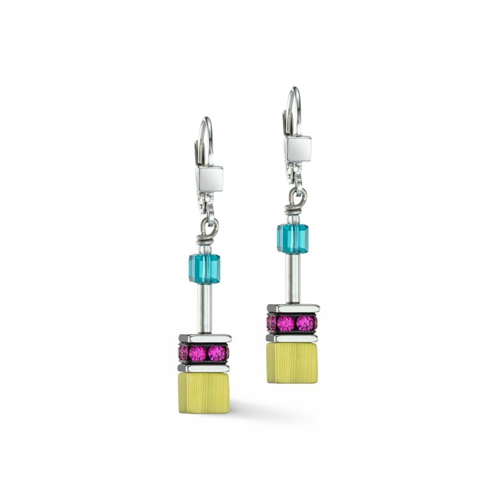 GeoCUBE® Iconic earrings Multicolour Fancy