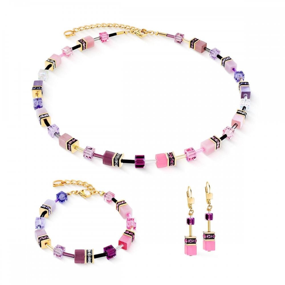 GeoCUBE® Iconic Necklace Pink-lilac