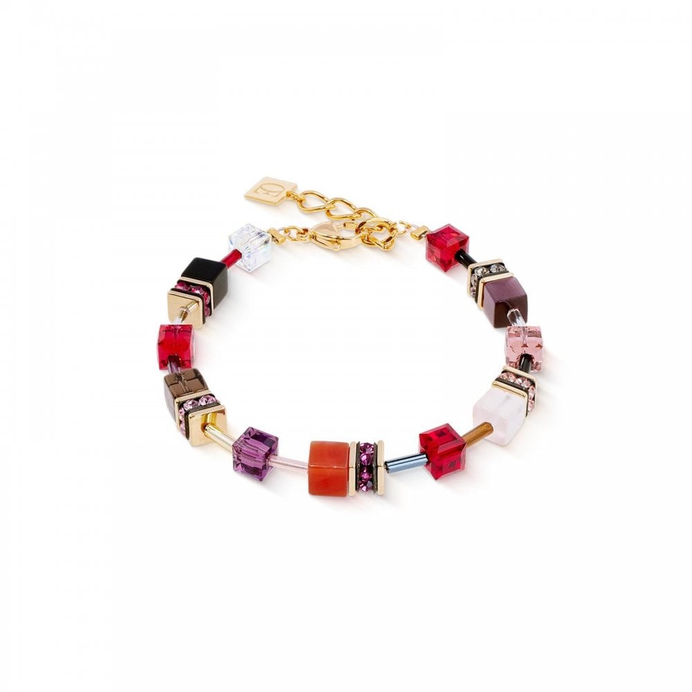 GeoCUBE® Iconic Precious bracelet Festive red