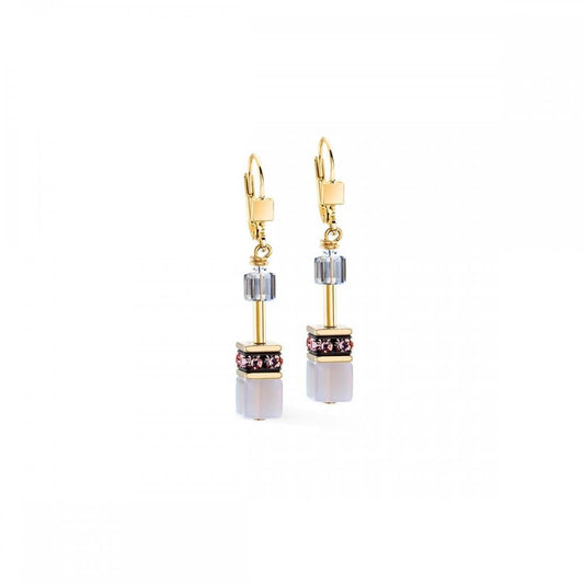 GeoCUBE® Iconic Precious Earrings Golden Blush